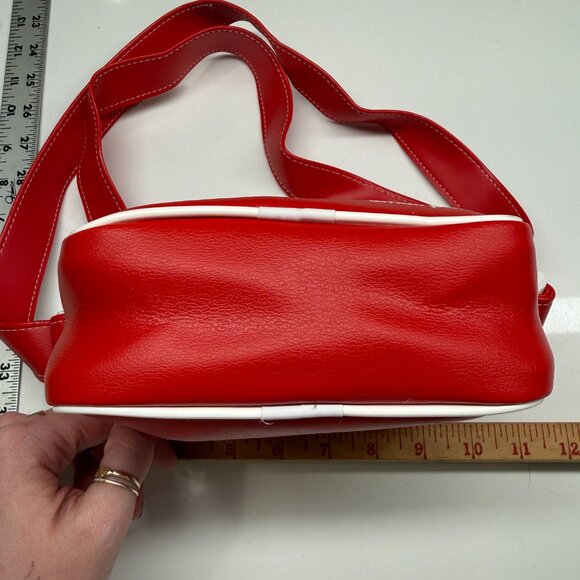 Vintage Y2K Paul Frank "Small Paul" Julius Red Crossbody Bag - Picture 3 of 11